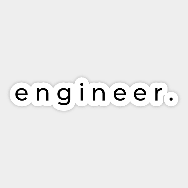 Engineer, engineering, graduation gift, Father's Day, gift for him Sticker by MonoHub